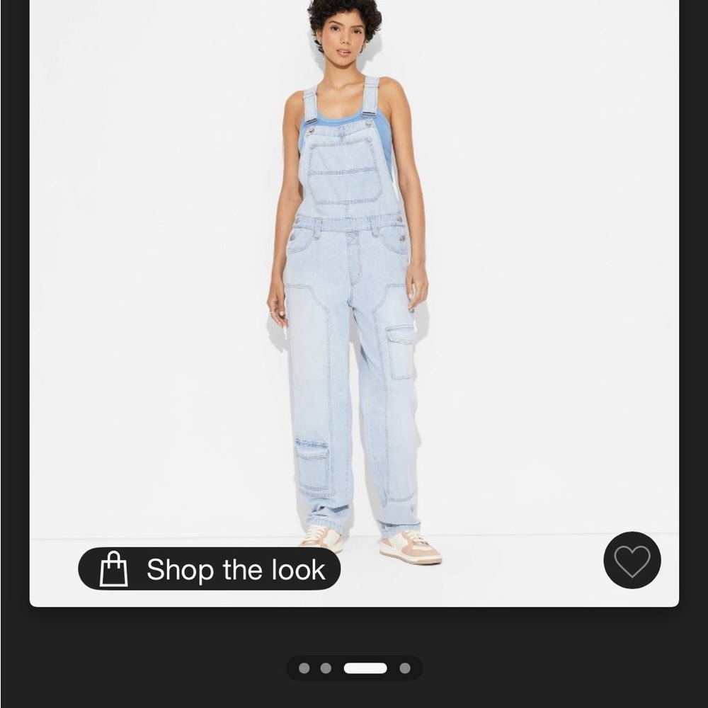 Light Blue Denim Overalls